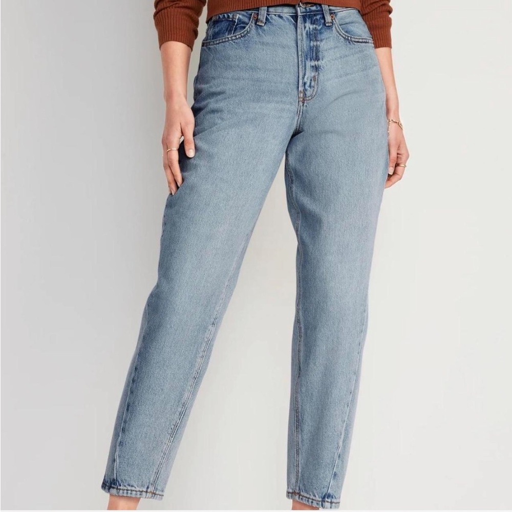 Brand new with tags high waisted mom jeans from old navy